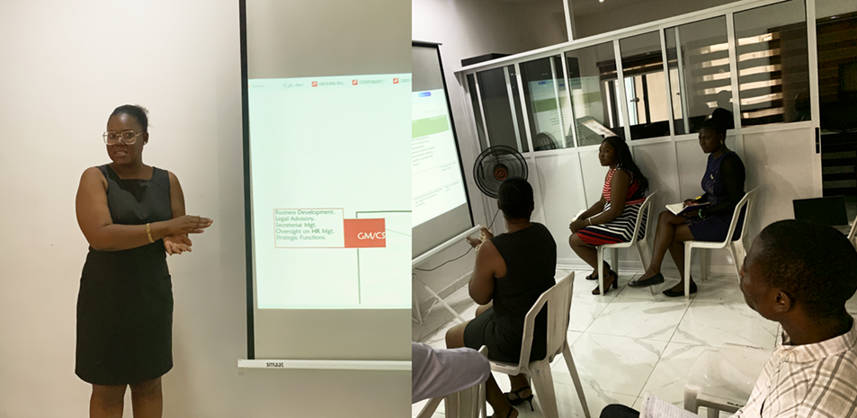 YHWH Team members at the Strategic Team Meeting